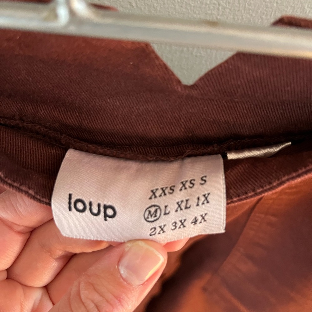 Loup Wide Leg Sabrina Pants in Coffee - Picture 5 of 8
